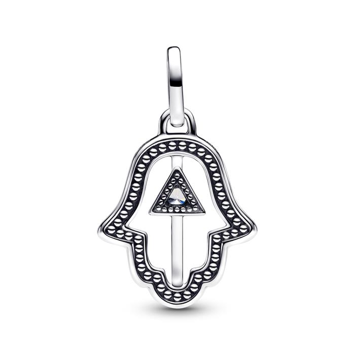 Hand der Fatima Charm-Anhänger, Sterlingsilber, ME