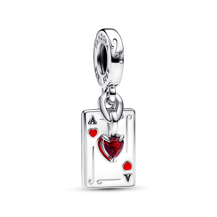 Disney Villains Herzk&#xF6;nigin Charm-Anh&#xE4;nger 925er Silber