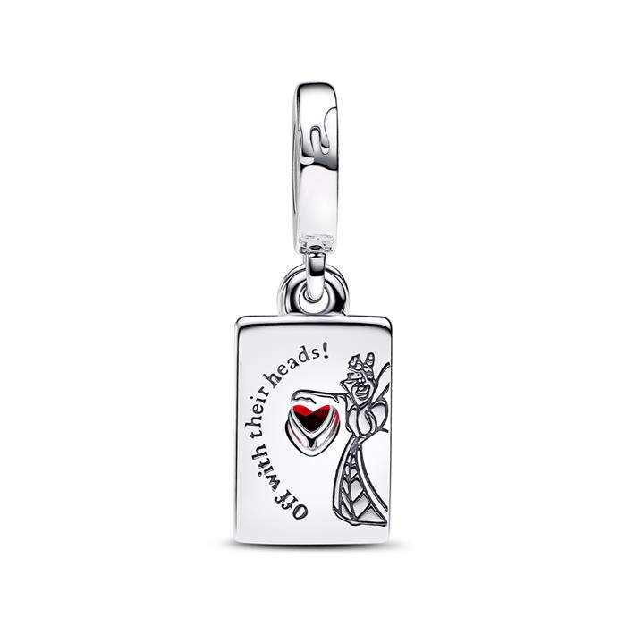 Disney Villains Herzk&#xF6;nigin Charm-Anh&#xE4;nger 925er Silber