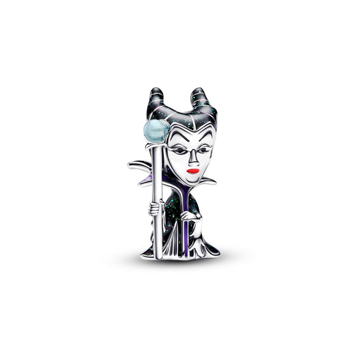 Colgante Disney Villains Maleficent, plata de ley 925, esmalte