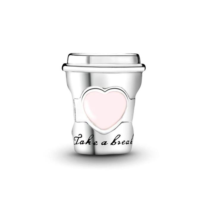 Pandora charm drink to go sterling silver