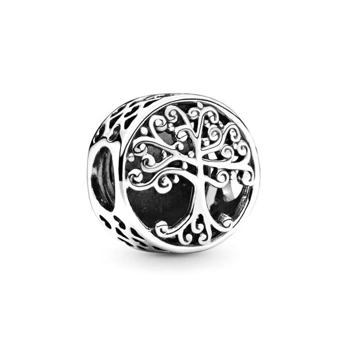 Charm Family Roots 925 Silver And Hearts