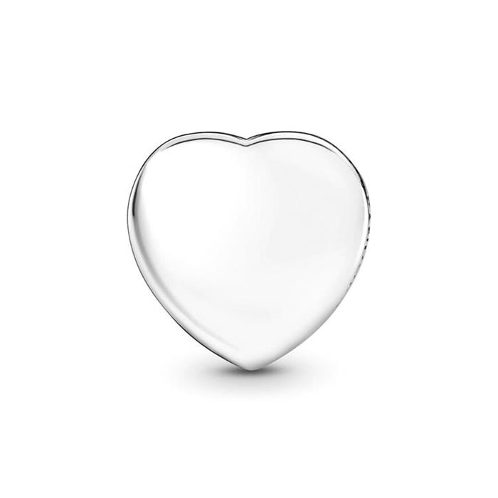 Reflections Engraving Clip Heart for ladies in 925 Silver
