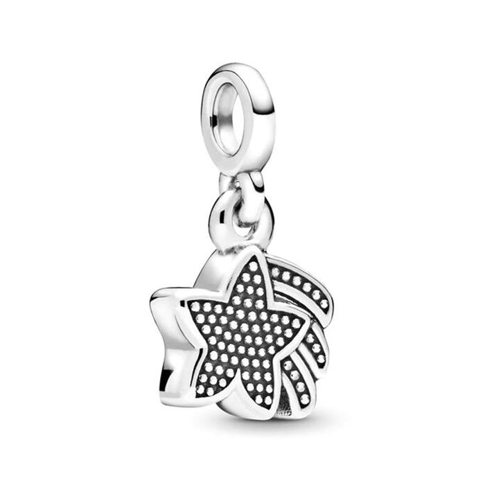 Me Charm Shooting Star In 925 Silver With Zirconia