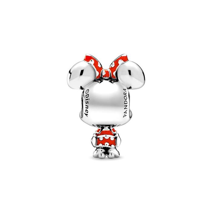 Charm Minnie Mouse In Sterling Silver, Disney