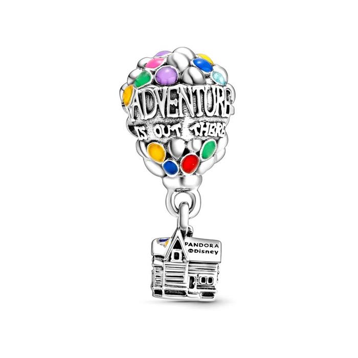 Disney charm balloon house in sterling silver