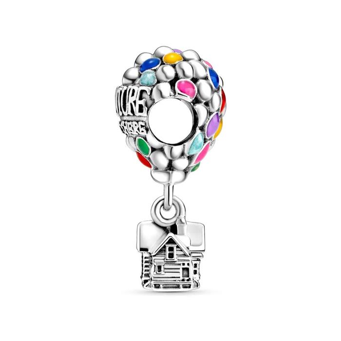 Disney Charm Balloon House In Sterling Silver