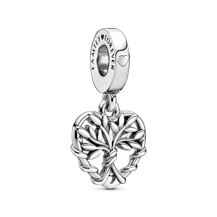 Charm-Anhänger Family tree aus Sterlingsilber