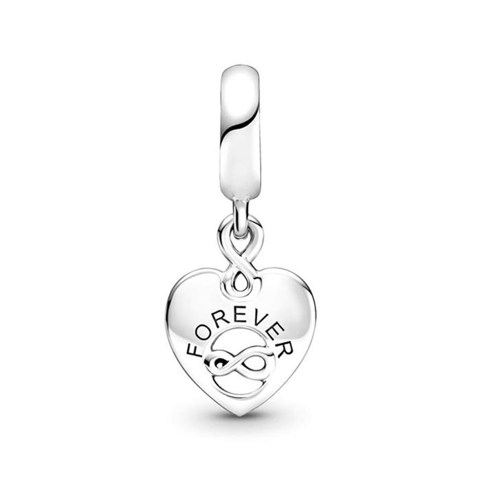 Sterling silver friends forever charm pendant