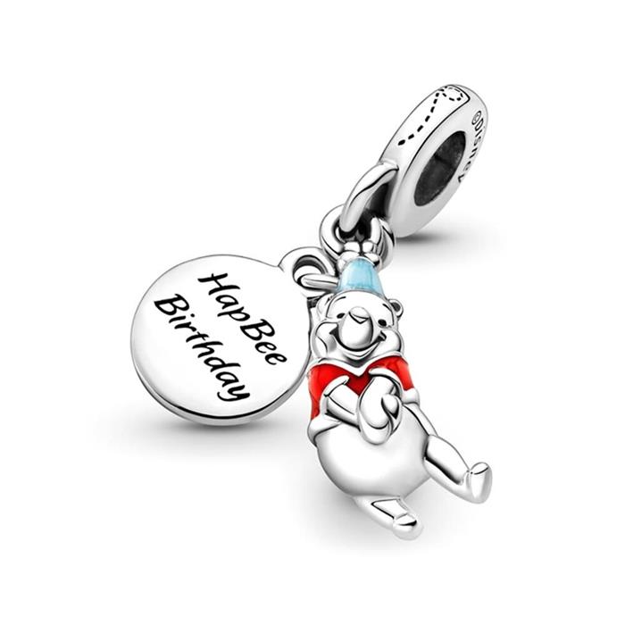 Disney winnie the pooh birthday charm pendant