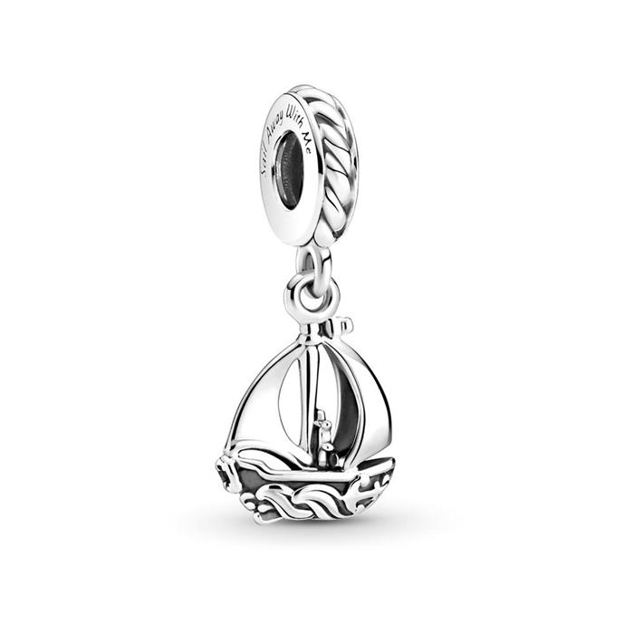 Sterling silver sailboat charm