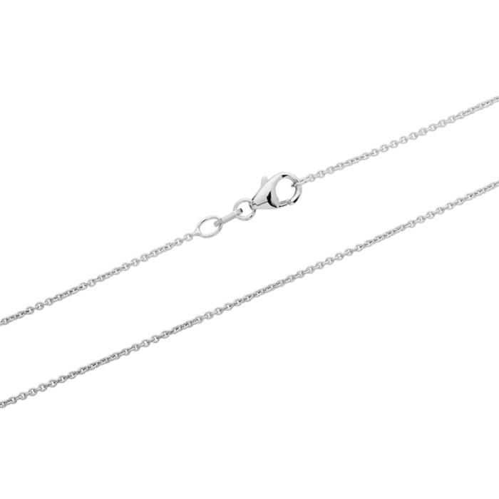 Ankerketting zilver gerhodineerd 0,6mm