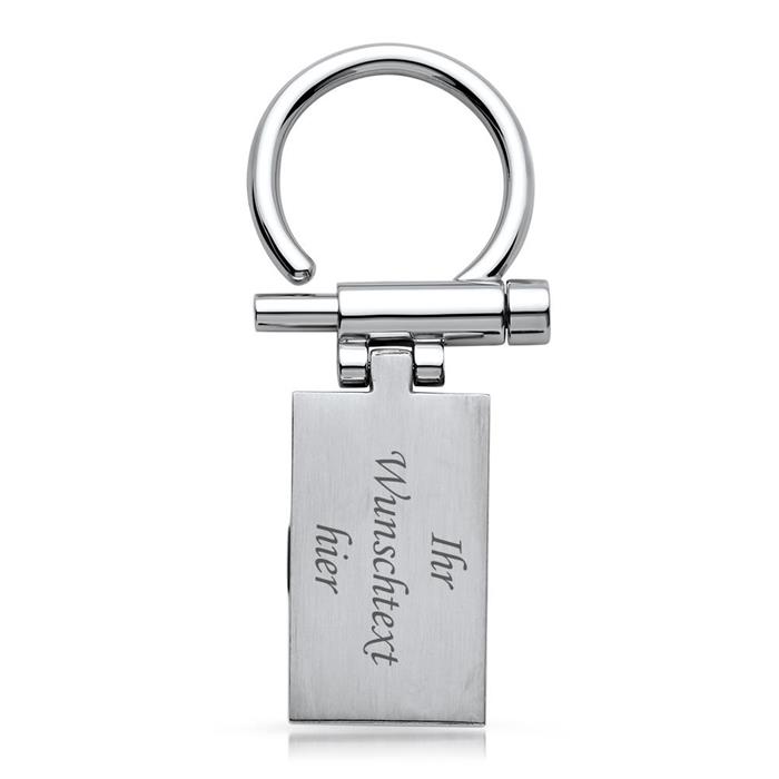 Polished keyring stainless steel