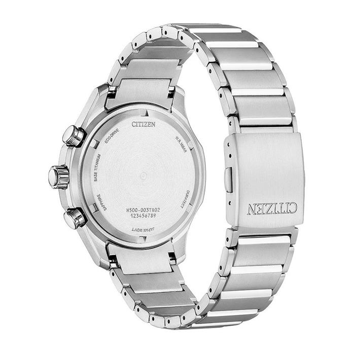 Cronógrafo super titanium para hombre con eco-drive