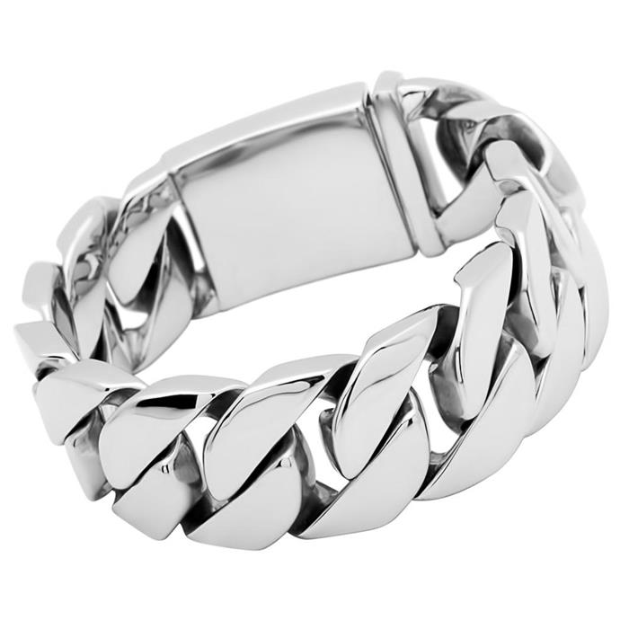 Brazalete de acero inoxidable macizo