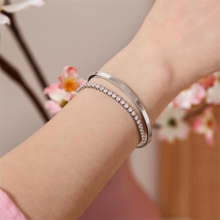 Stainless steel bracelet with engraving option