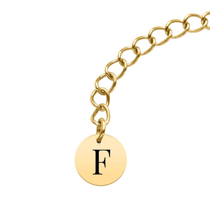 Circle Bracelet For Ladies In Stainless Steel, Gold-Plated