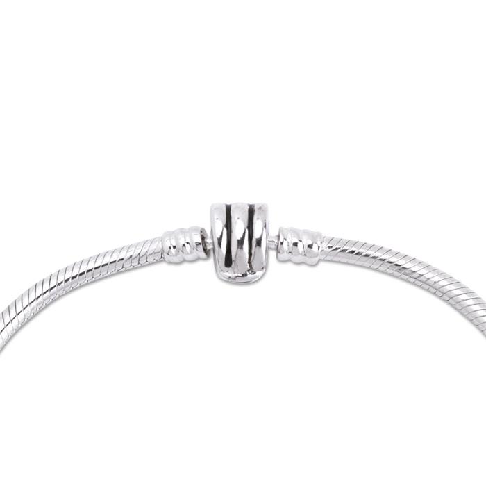 925 Silber Bead Armband Clip-Verschluss