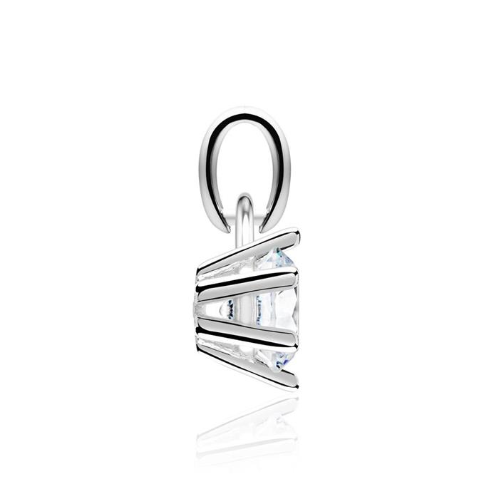 Diamanten Hangers Voor Dames In 14 Karaat Witgoud