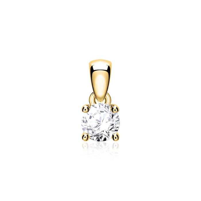 Diamantkette f&#xFC;r Damen aus 585er Gold