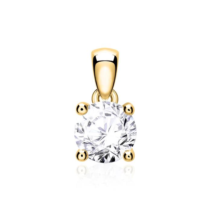 Diamantkette für Damen aus 14-karätigem Gold