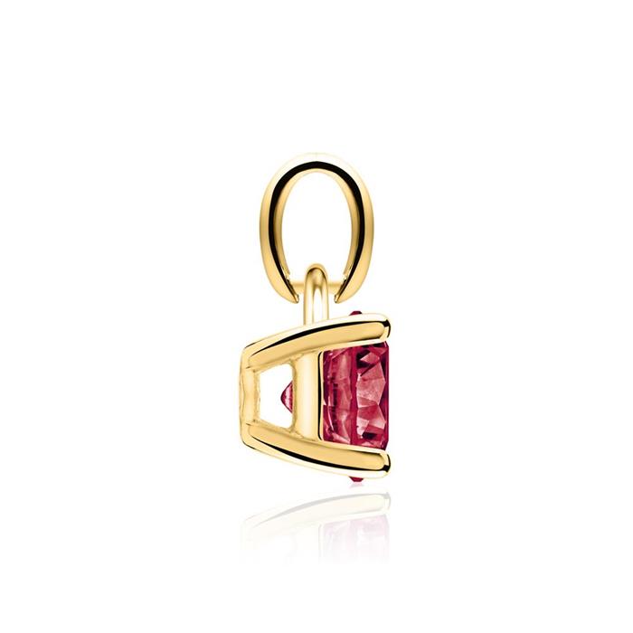 Ruby pendant for necklaces in 14 carat gold