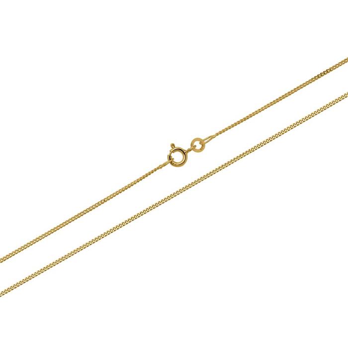 8ct Gold Chain: Curb Chain Gold 45cm