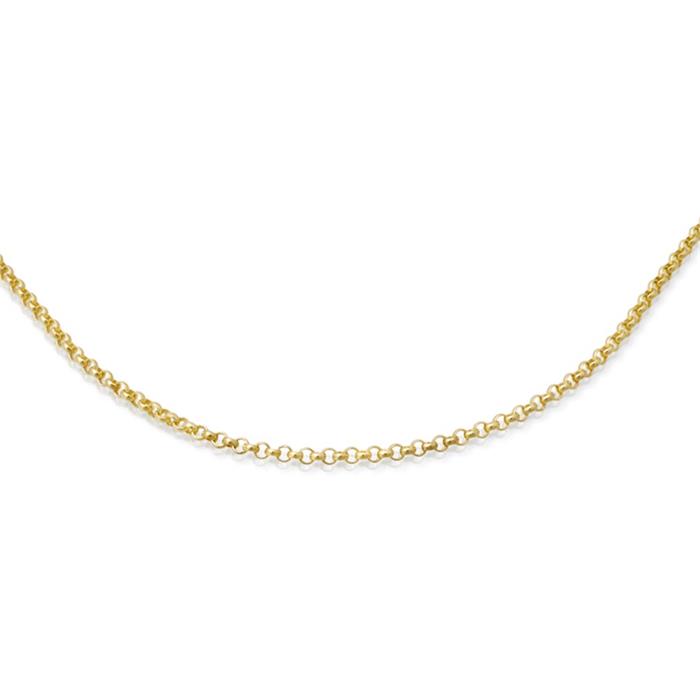 14ct gold chain: Anchor chain gold 50cm