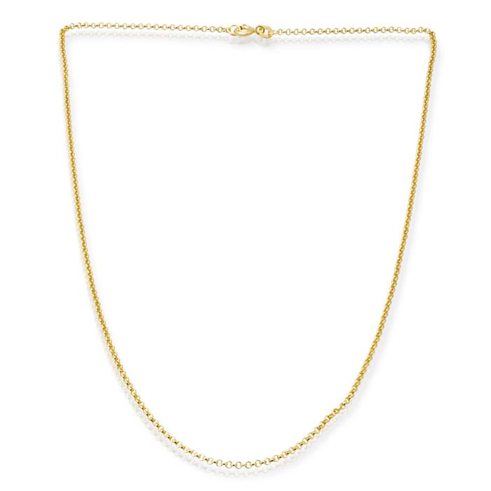 14ct gold chain: Anchor chain gold 45cm