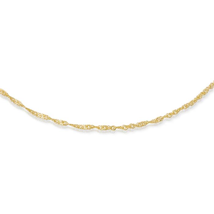 14ct gold chain: Singapore gold chain 45cm