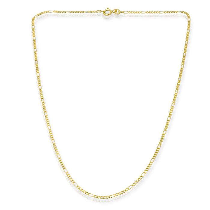 14ct Gold Chain: Figaro Gold 50cm