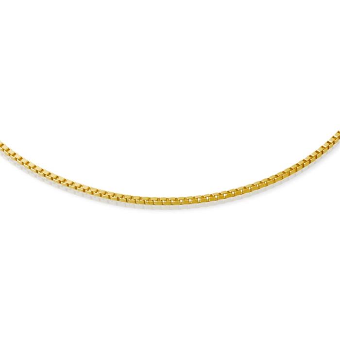 14ct Gold Chain: Venetian Necklace Gold 50cm