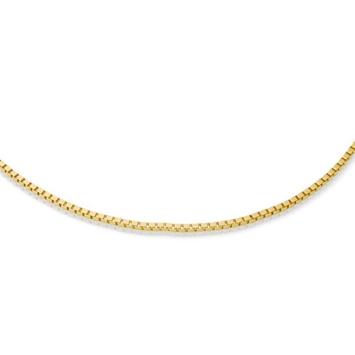 8ct gold chain: Venetian necklace gold 45cm