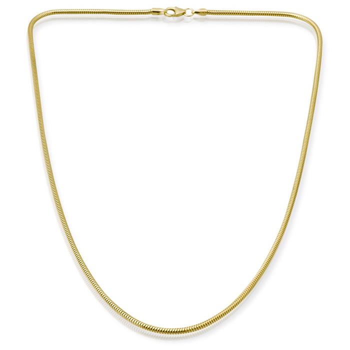 14ct Gold Chain: Snake Chain Gold 50cm