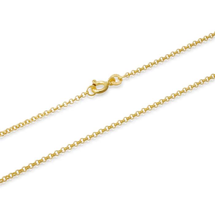 14ct gold chain: Anchor chain gold 45cm