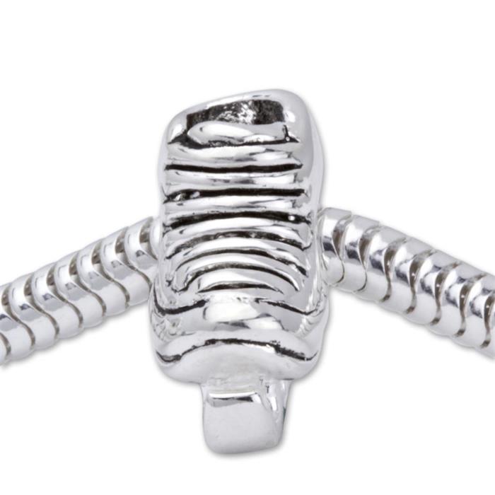 High quality sterling silver bead for base bracelets