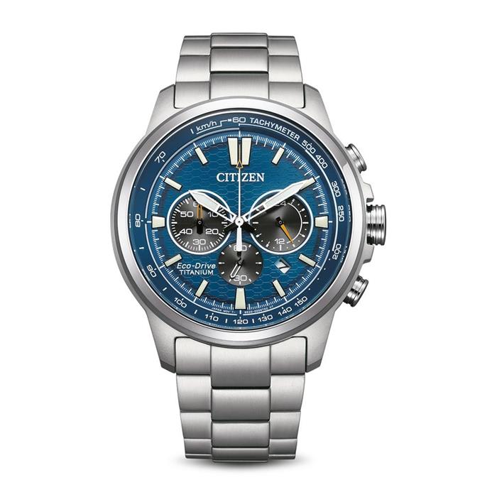 Men's super titanium solar watch