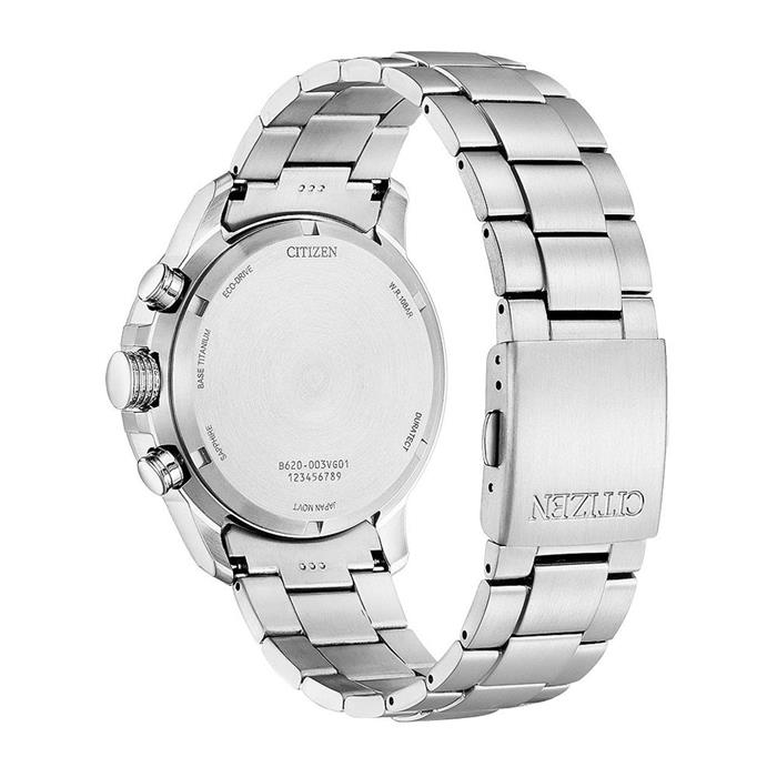 Men's super titanium watch with eco-drive