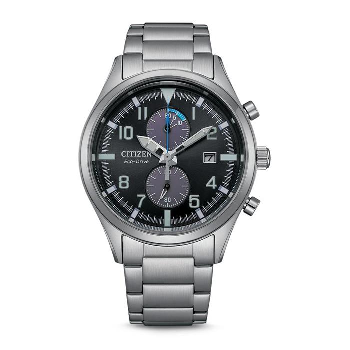 Men's stainless steel chronograph