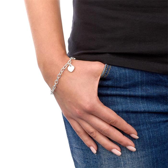 Sterling silver bead bracelet charms