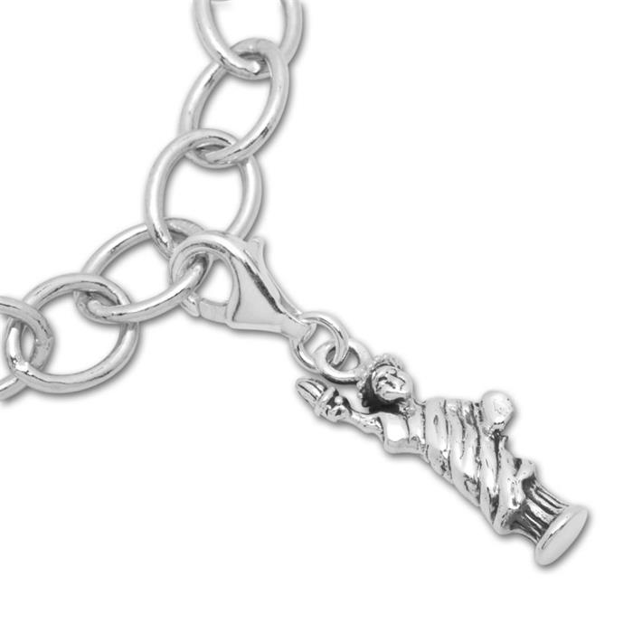 Exclusive sterling silver charm to hang in