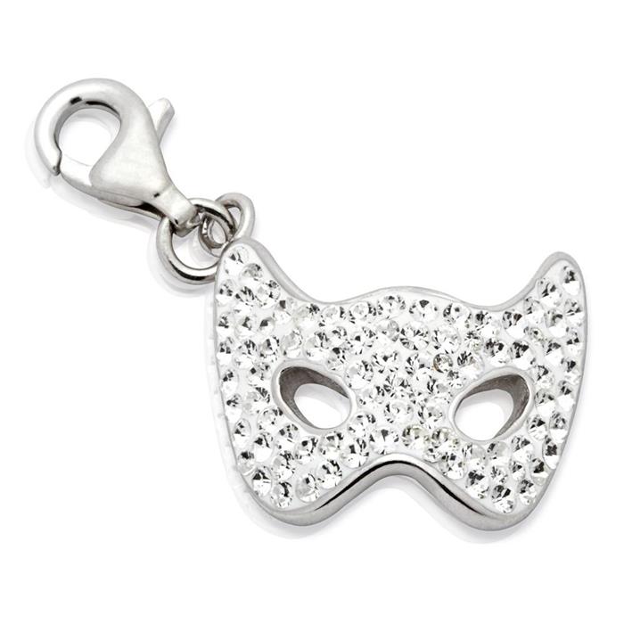 925 Silber Charm Maske zum Sammeln