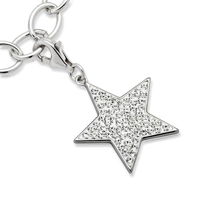 Silver Star Charm With Carbine