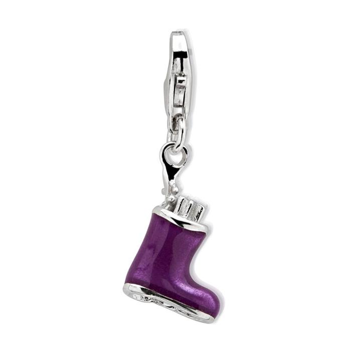 Exclusive Sterling Silver Boots Charm