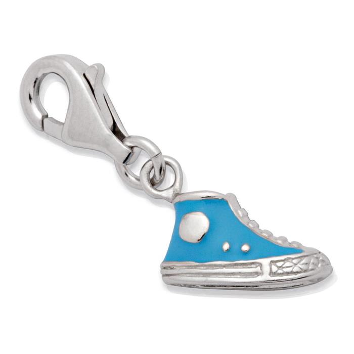 Exclusive sterling silver sneaker charm