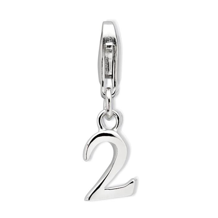 Exclusive Sterling Silver Charm Two To Hang In