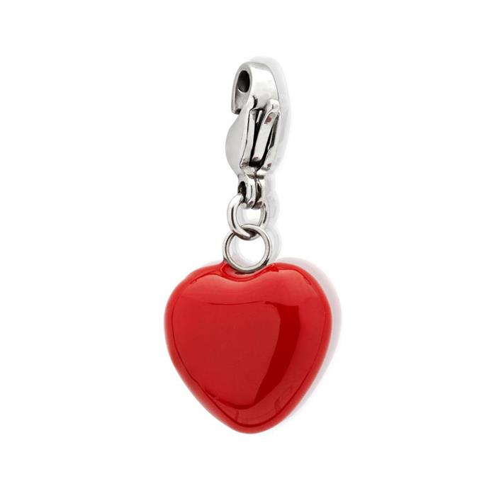 Cheap stainless steel heart charm to hang in