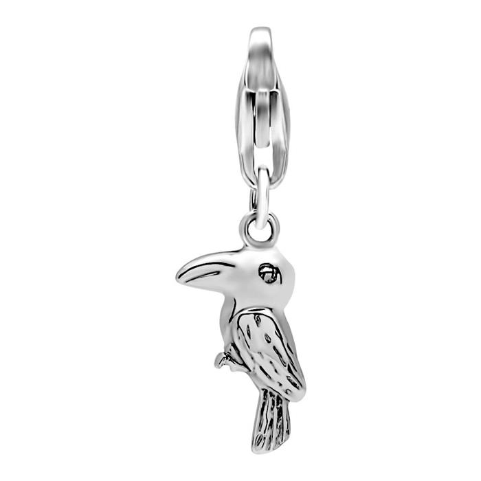 Stainless steel charm parrot to collect