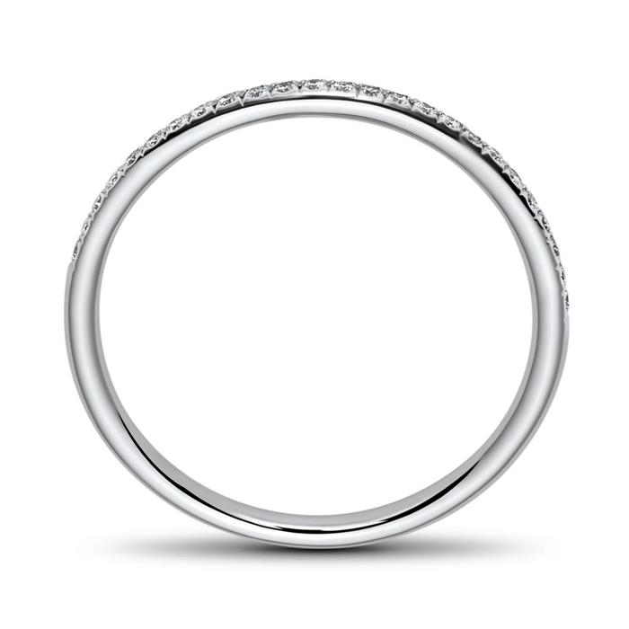 Diamond ring in 18ct white gold diamonds