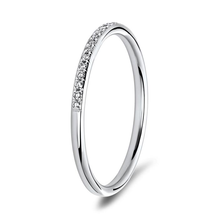 Diamond ring in 18ct white gold diamonds